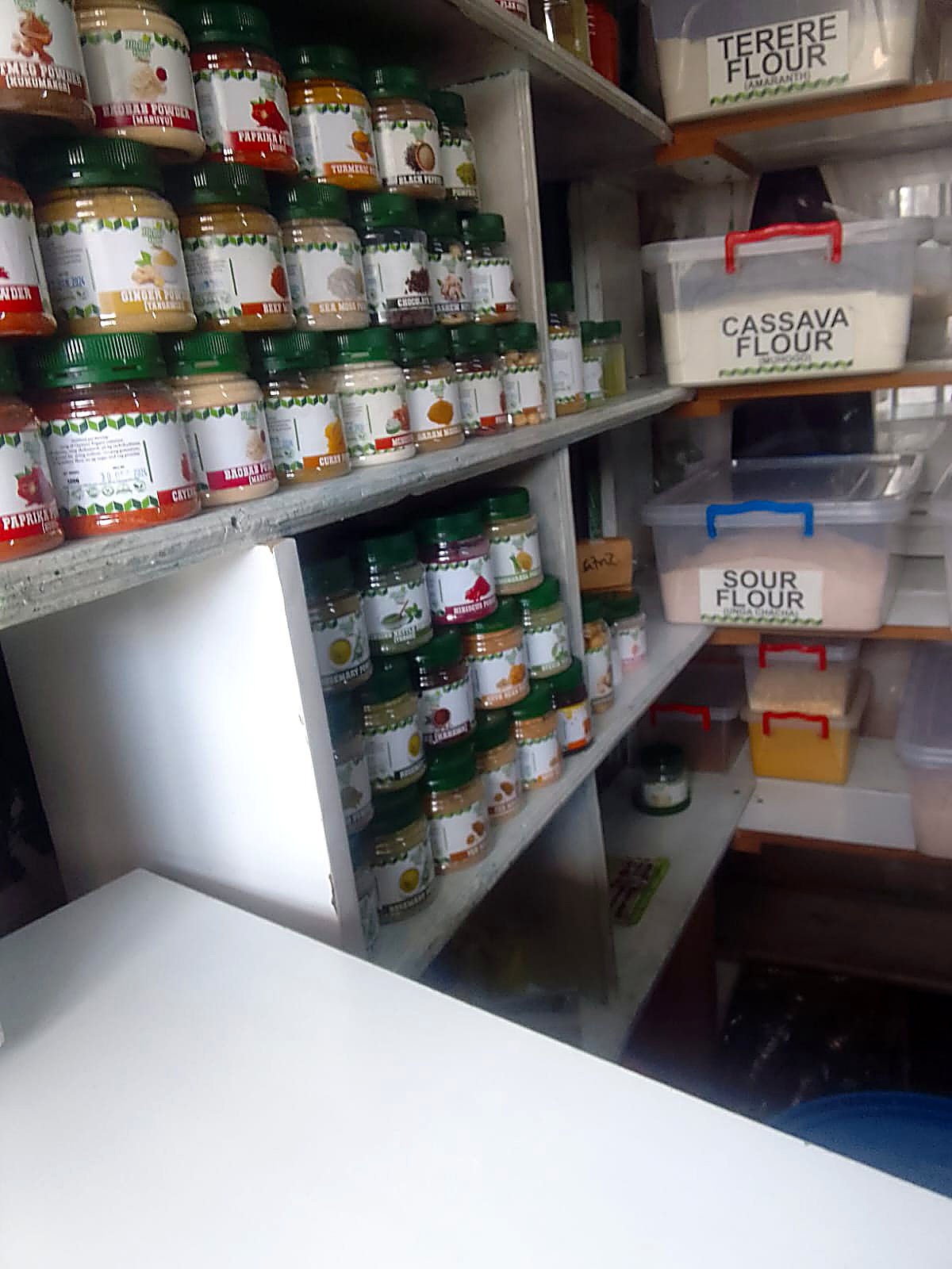 Sourcing and ingredients shelf